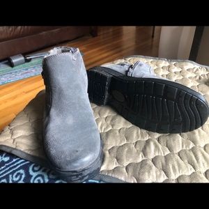 Slightly worn earth origin boots